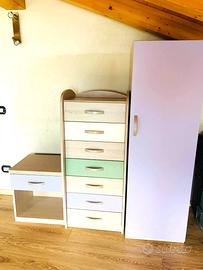 COME NUOVI - Mobili per cameretta bimba
