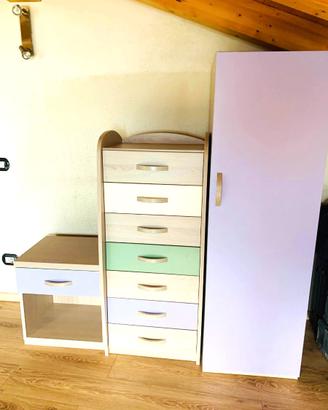 COME NUOVI - Mobili per cameretta bimba