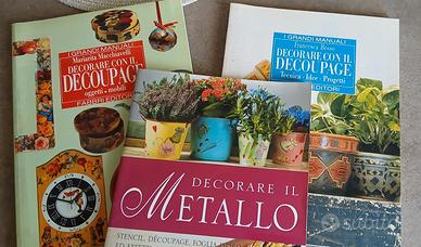 Decorare i metalli e col decoupage 