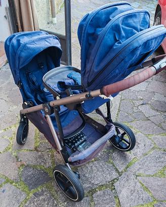 Trio gemellare CYBEX Gazzelle S con basi ISOFIX
