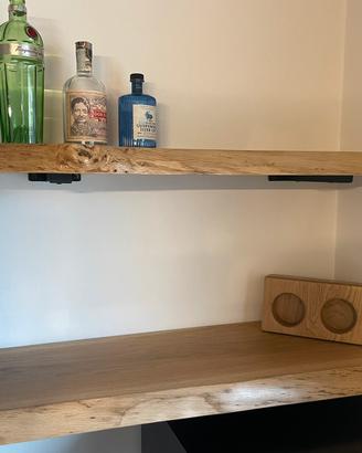 Mensole , mobile top bagno su misura in legno
