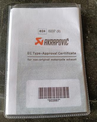 terminale akrapovic