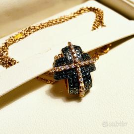 💎 Girocollo Recarlo in oro 18kt con diamanti