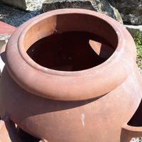 Anfora con inserti per piante laterali