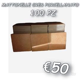 Mattonelle gres porcellanato 15x15 blocco 100 PZ 
