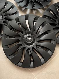 4 copri cerchi Storm neri - Tesla Model Y 19"