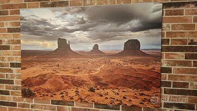 Foto quadro Monument Valley 120x80 cm (alluminio)