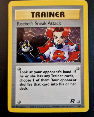 Carta Pokemon Rocket's Sneak Attack - Team Rocket