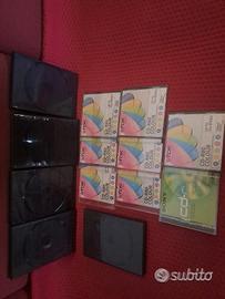 8 CD-R e 5 custodie DVD