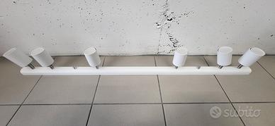 Lampada con 6 faretti