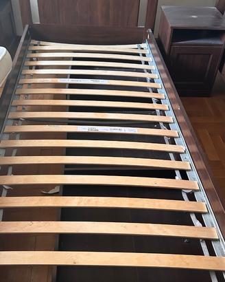 Letto singolo in legno con doghe - 200x90 cm