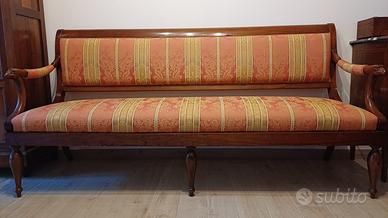 Panchina d'antiquariato in stile Impero – fine XIX