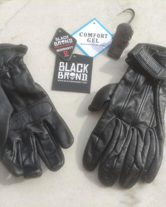 Guanti da moto in pelle tg. M