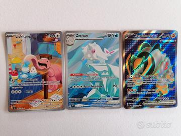 Carte Pokémon Rare Illustrazioni + Ex Full Art 