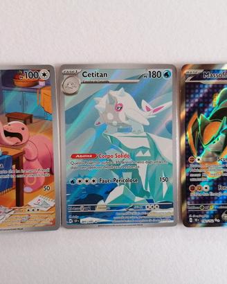 Carte Pokémon Rare Illustrazioni + Ex Full Art 