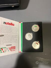 Nutella 2021 trittico completo – 3 monete argento