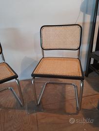 Set di quattro sedie Cesca Gavina.