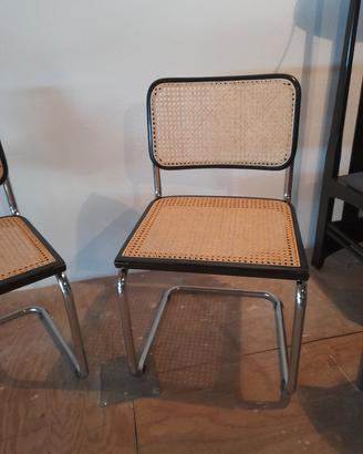 Set di quattro sedie Cesca Gavina.