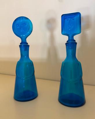 Coppia decanter di Erik Hoglund per Kosta Boda