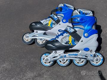 2 paia di pattini misure regolabili 34-37 e 37-40