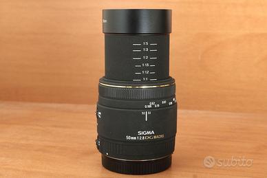 Sigma EX 50  F. 2.8 DG Macro per Canon