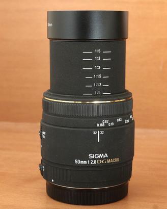 Sigma EX 50  F. 2.8 DG Macro per Canon