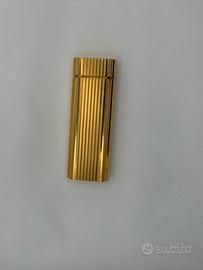 Accendino Cartier Paris - Godron Placcato Oro