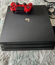 Ps4 Pro 1TB, Bundle con 6 giochi  ,Cuffie e Access