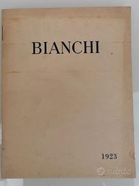 Raro catalogo originale Bianchi 1923-Girardengo