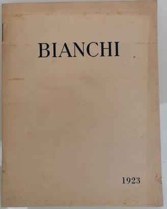 Raro catalogo originale Bianchi 1923-Girardengo