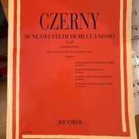 Libro pianoforte Czerny op. 849 e Metodo Europeo