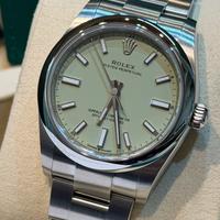 Rolex OP 34mm Nuovo 2026 Ref. 124200 Pistacchio