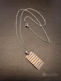 Collana con piastrina 