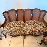 Salotto stile luigi xv in legno