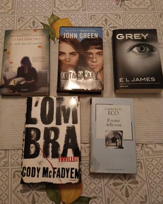 Lotto Libri Bestseller Grey Eco John Green