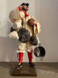 Pulcinella Bottega Ferrigno 38 cm