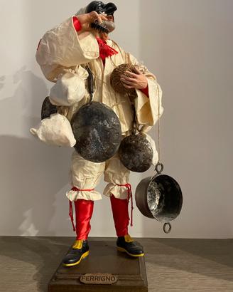 Pulcinella Bottega Ferrigno 38 cm