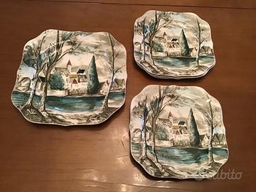 Servizio da dolce vintage " DREAM TOWN"