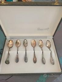 Set cucchiaini argento 800%