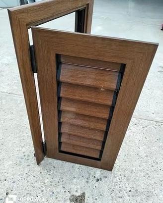 Persiana Alluminio Color Noce