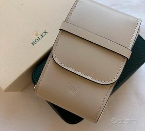 Porta orologio Rolex originale in pelle