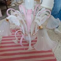 Lampadario in vetro di Murano