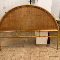 Testiera per letto matrimoniale in vimini
