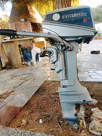 motore marino ausiliario evinrude 5  hp