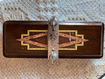 Antica pressa stira cravatte inizio 900 antiquaria