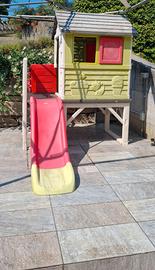 CASETTA PALAFITTA SMOBY CON SCIVOLO