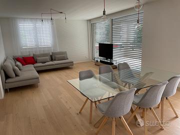 Tavolo vetro 200x100 e 6 sedie