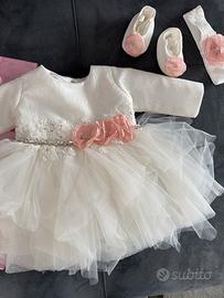 Vestito battesimo bimba