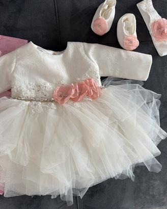 Vestito battesimo bimba