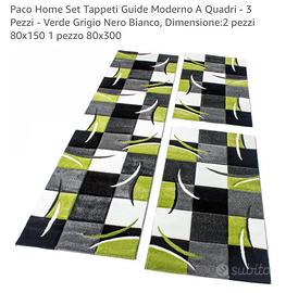 Set 3 tappeti da camera